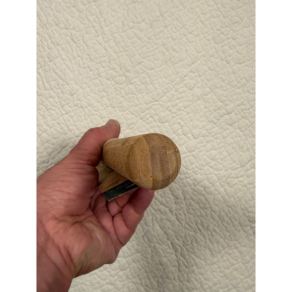 Bambum Regato Bamboo Garlic Squeezer Muddler  Antibacterial Wood Kitchen Tool - Picture 4 of 6